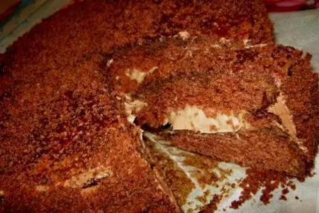Торт "пражский" на быструю руку: шаг 15