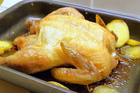 Картошка, тушённая с курочкой. рецепт с изюминкой.: шаг 1