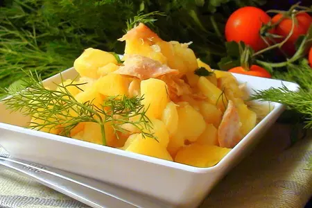 Картошка, тушённая с курочкой. рецепт с изюминкой.: шаг 3