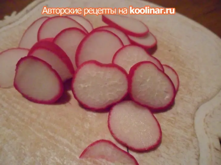 Салат с жареным камамбером: шаг 3