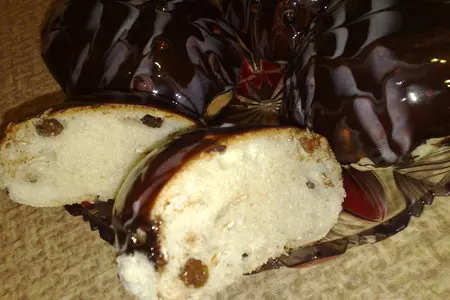 Глазированные булочки с изюмом и мюсли: шаг 13