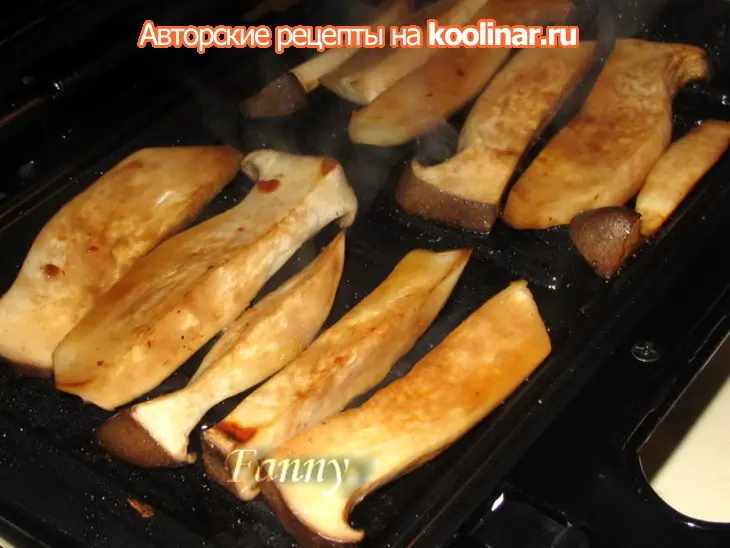 Грибы еринги в пряном соусе: шаг 4