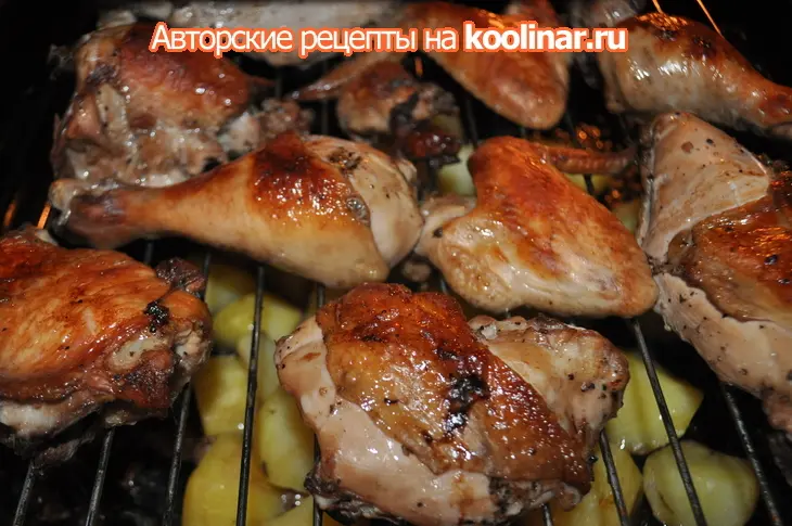 Запечённая курица и острый овощной салат или обед выходного дня: шаг 3
