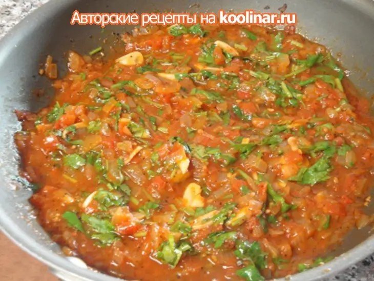 Зелёная фасоль с помидорами по турецки: шаг 7