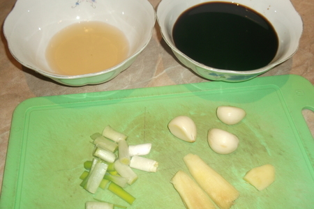 Рамен - японский мясной суп на трех бульонах: шаг 3