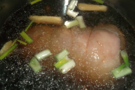 Рамен - японский мясной суп на трех бульонах: шаг 4