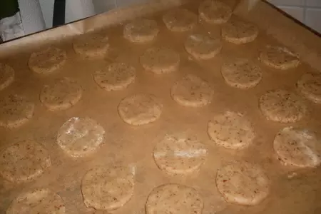 Рождественское печенье с орешками и марципаном.: шаг 3