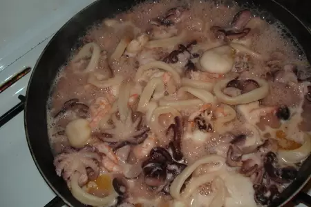 Закуска " морской коктейль под розовым соусом ": шаг 1