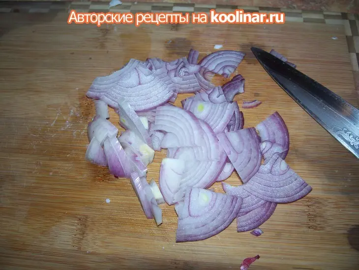 Салат из морской капусты "ностальгия": шаг 3