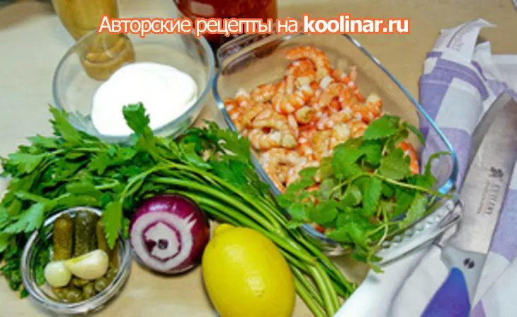 Креветки в пиве: шаг 1
