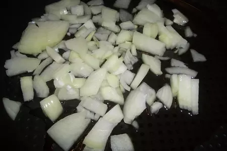Пирог из пресного теста с рисом и грибами "сытный": шаг 1