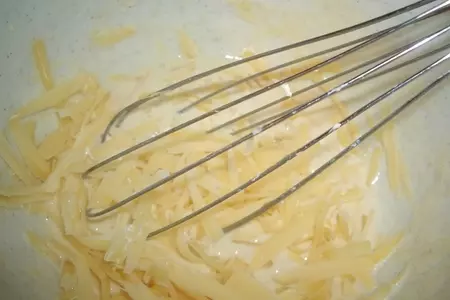 Пирог из пресного теста с рисом и грибами "сытный": шаг 6
