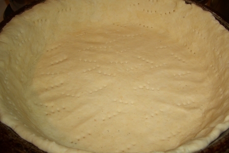 Пирог из пресного теста с рисом и грибами "сытный": шаг 9