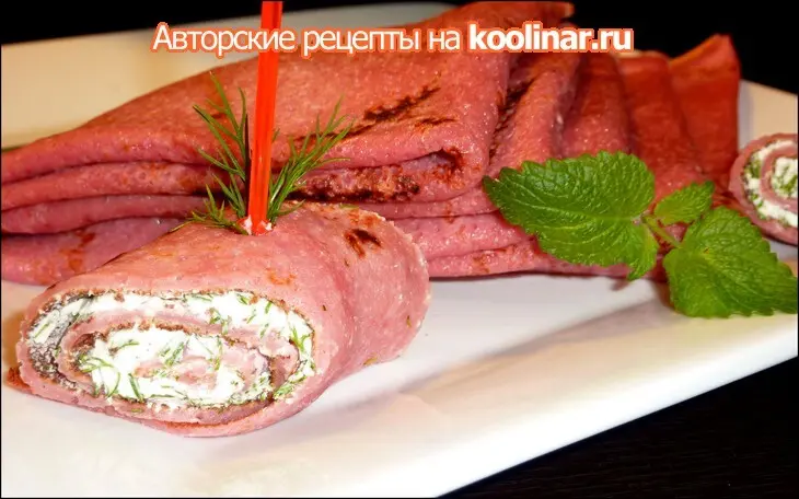 Блины розовые "гламурные": шаг 2