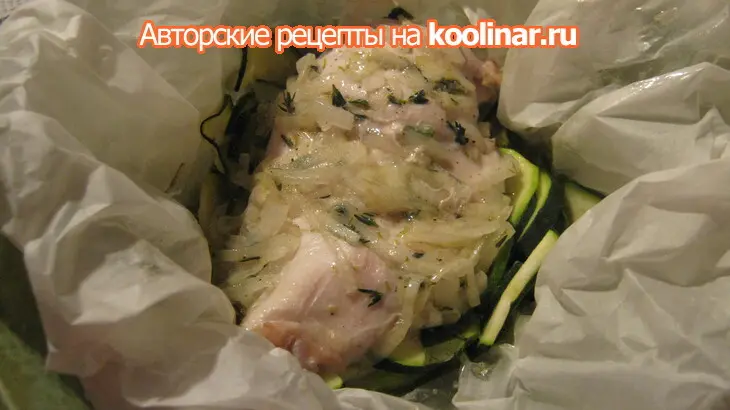 Куриная грудка в мешочке, с цуккини.: шаг 9