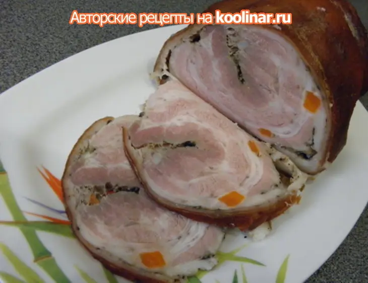 Запеченый рулет из свинины: шаг 7