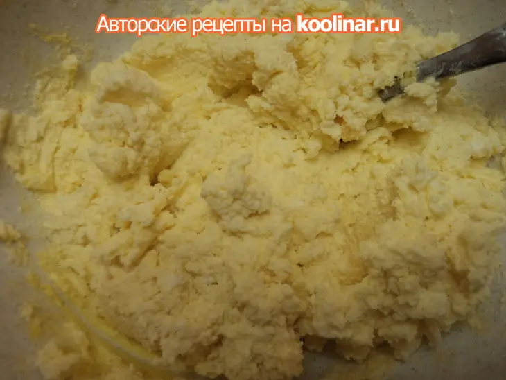 Творожные мини-запеканки с карамельными мини-яблочками.: шаг 2