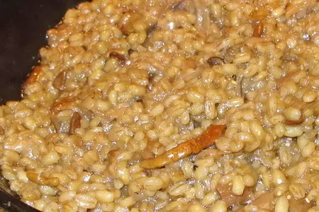 Орзотто с белыми грибами: шаг 4