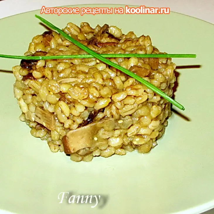 Орзотто с белыми грибами: шаг 5
