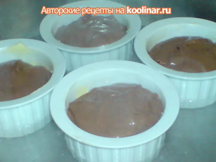 Шоколадное суфле с грушами и розмарином: шаг 5