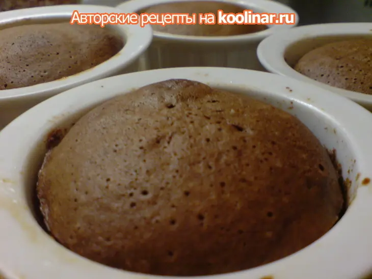 Шоколадное суфле с грушами и розмарином: шаг 6