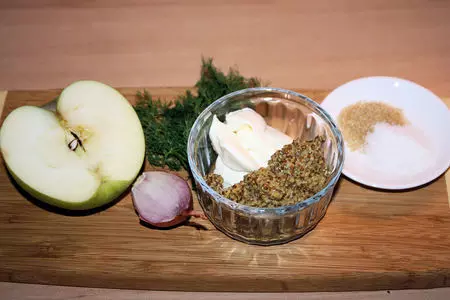 Закуски из молодой сельди: шаг 4