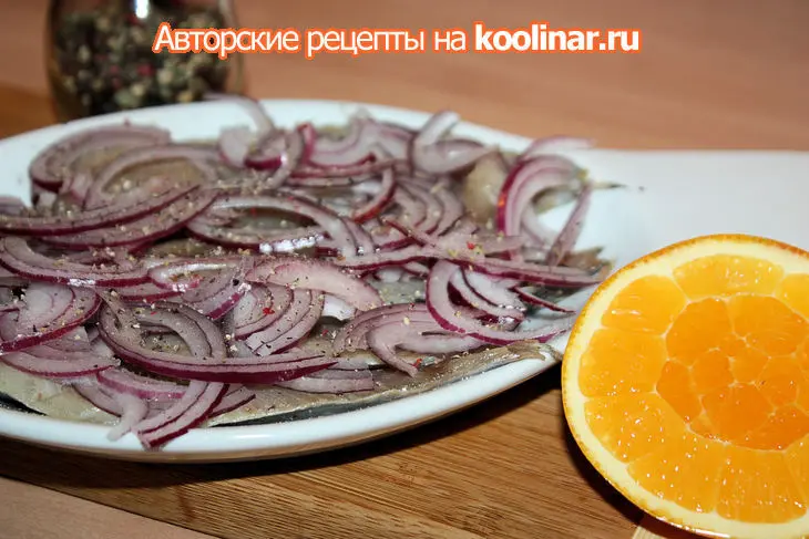 Закуски из молодой сельди: шаг 9
