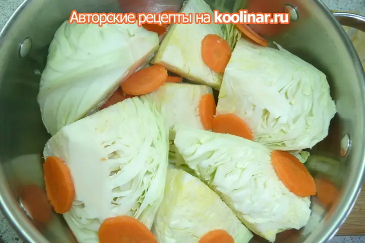 Капуста, маринованная с морковью и кориандром: шаг 3