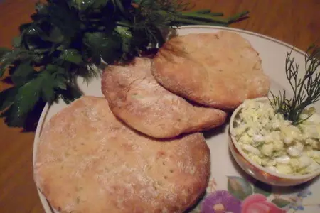 Картофельные лепёшки с патэ из сливочного масла с зернёным творогом: шаг 8