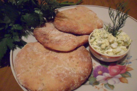 Картофельные лепёшки с патэ из сливочного масла с зернёным творогом: шаг 9