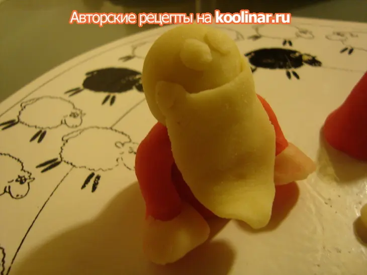 Марципановые николаусы: шаг 3