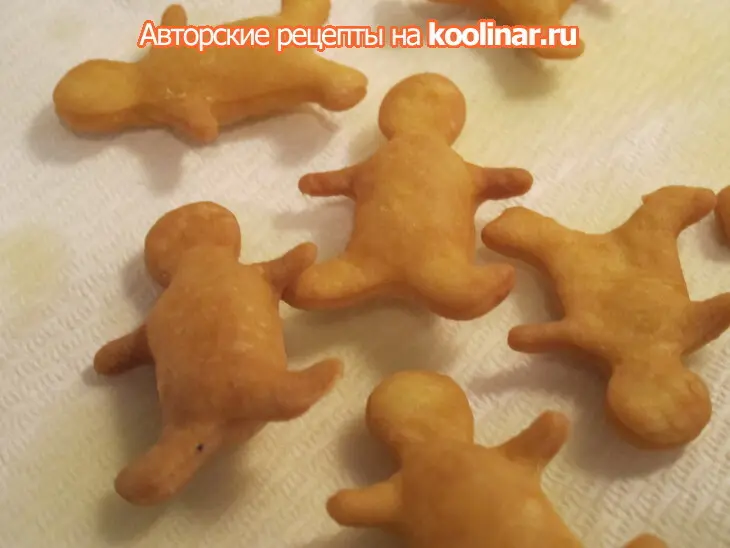 Sopaipillas  мексиканский десерт,( хворост): шаг 7