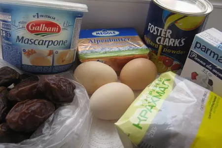 Тарт с финиками ( date and mascarpone tart): шаг 1