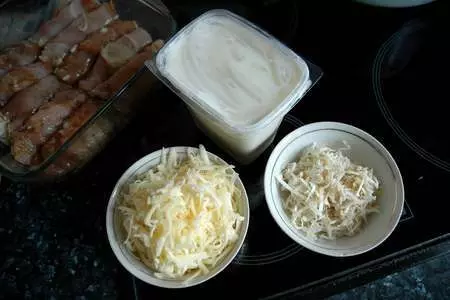 Рулетики куриные с печеным картофелемем: шаг 3