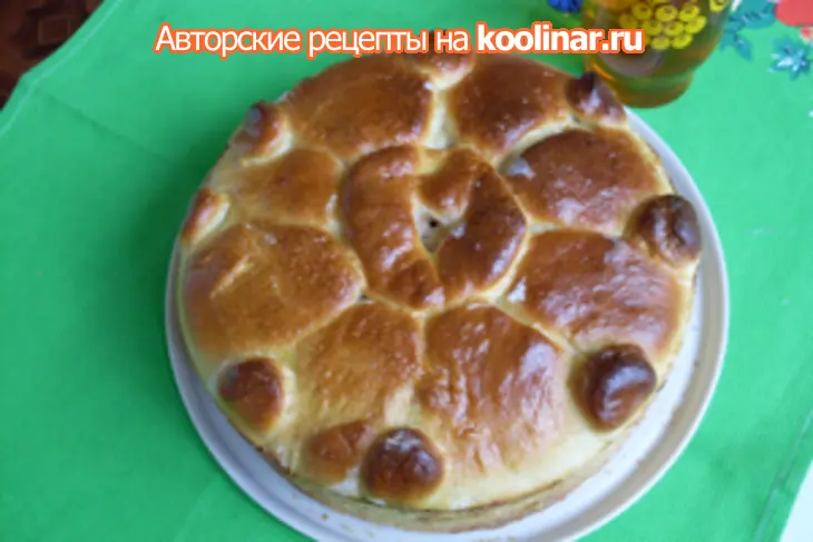 Пирог с кольцевой начинкой: шаг 7