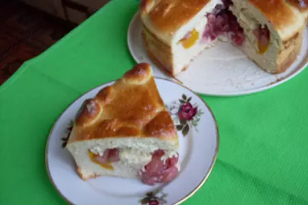 Пирог с кольцевой начинкой: шаг 8