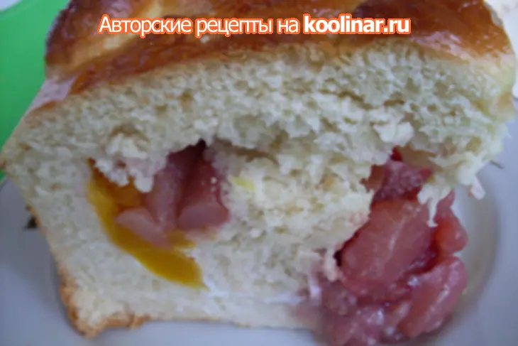 Пирог с кольцевой начинкой: шаг 9