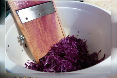 Салат из двух видов капусты - "ин-янь" ...или белое и пурпур: шаг 3