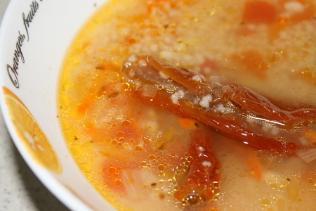 Овощной суп с кускусом и вялеными помидорами: шаг 6