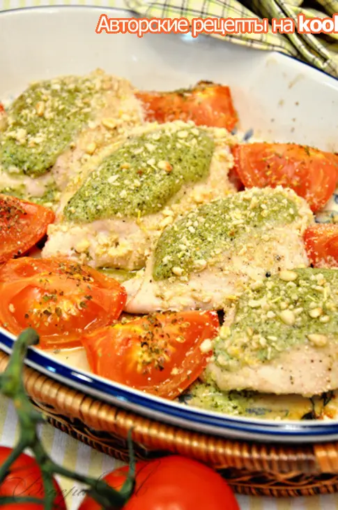 Куриные грудки, фаршированные соусом песто +соус песто(рецепт выходного дня): шаг 6