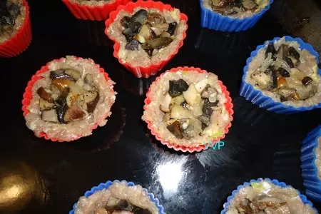 Мясные корзинки с грибами: шаг 4