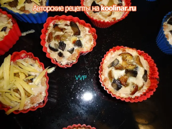 Мясные корзинки с грибами: шаг 5