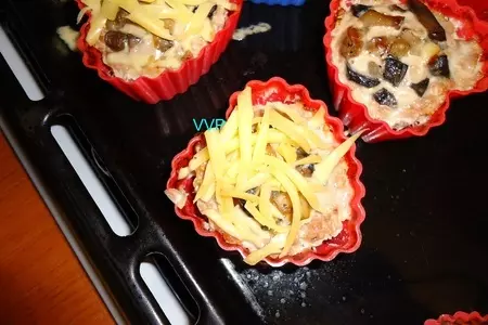 Мясные корзинки с грибами: шаг 6