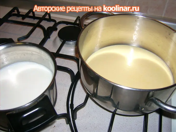Песочный торт с яблочным кремом "розы": шаг 2