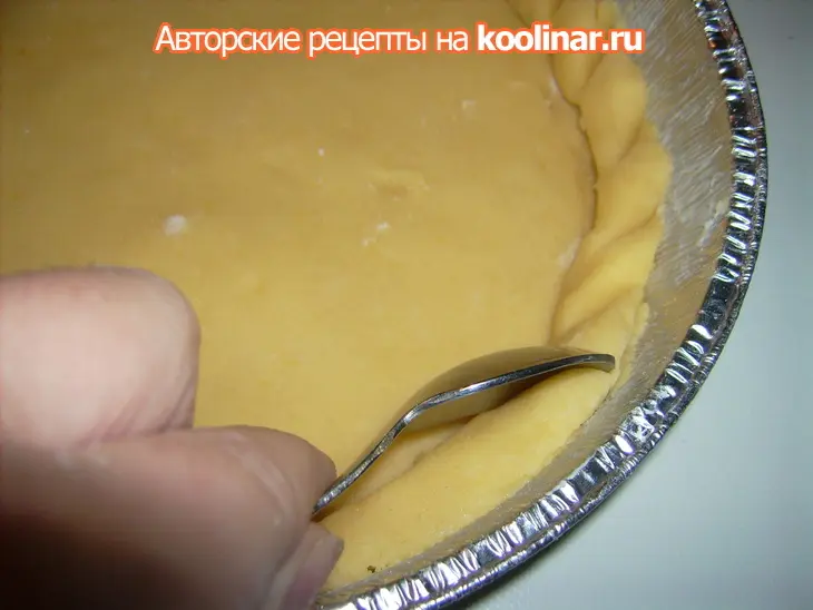 Песочный торт с яблочным кремом "розы": шаг 5