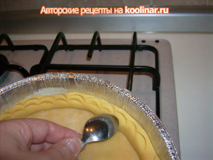 Песочный торт с яблочным кремом "розы": шаг 6