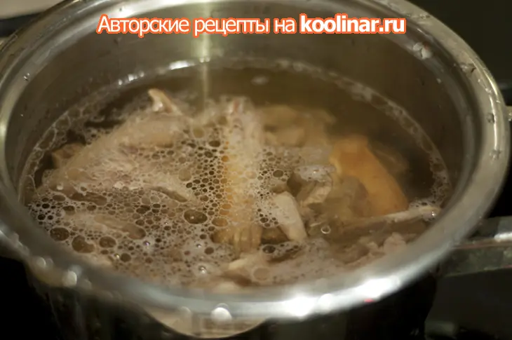 Суп из чечевицы с бараньими ребрышками: шаг 2