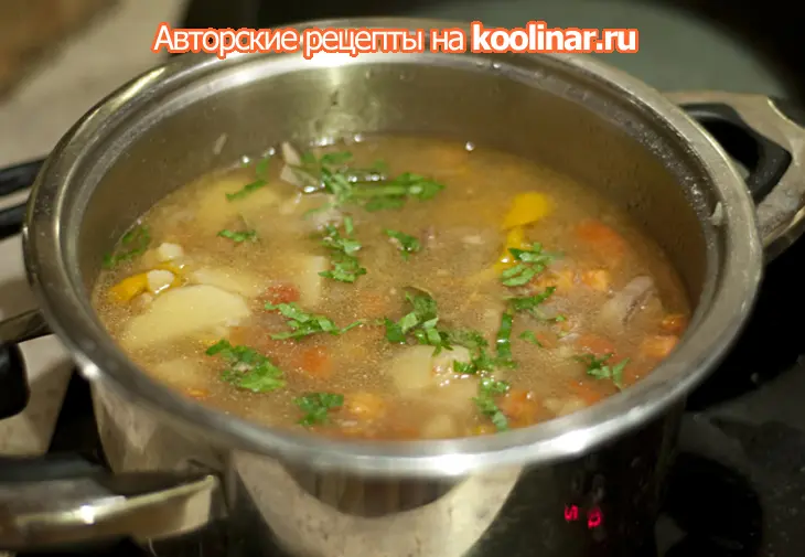 Суп из чечевицы с бараньими ребрышками: шаг 5