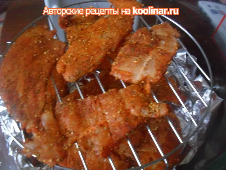 Сыровяленые куриные  грудки  "экспресс": шаг 5