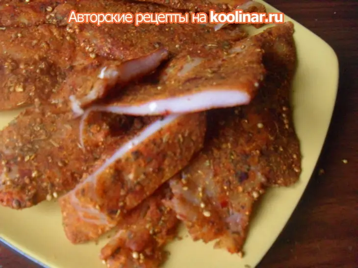 Сыровяленые куриные  грудки  "экспресс": шаг 8